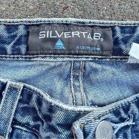 Vintage Y2K Levi’s Silvertab Low Dip flare jeans Women’s 7M - Picture 7 of 9